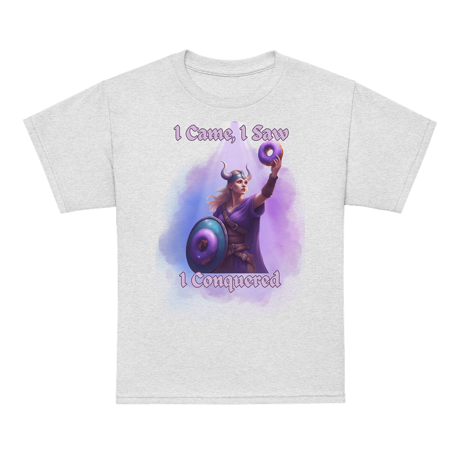 Female Viking Donut Conqueror Youth Sports Tee product image (64)