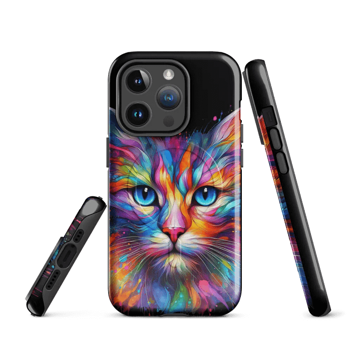 Colorful Cat's Gaze iPhone® MagSafe® Tough Case product image (3)