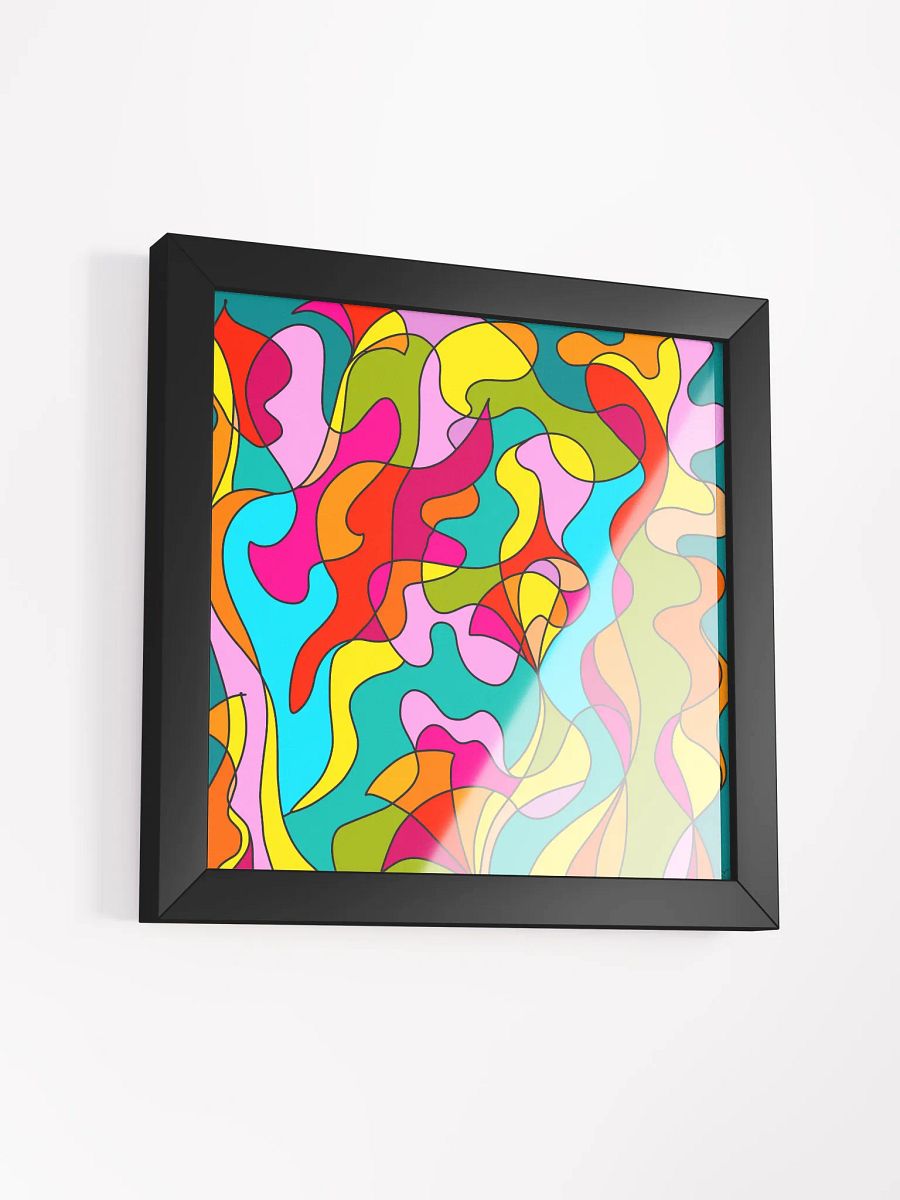 Vibrant Flow Abstract Matte Poster. - Abstract Square No. 6 product image (32)