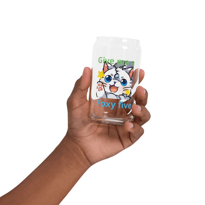 Foxy High-Five Can-Shaped Glass product image (32)