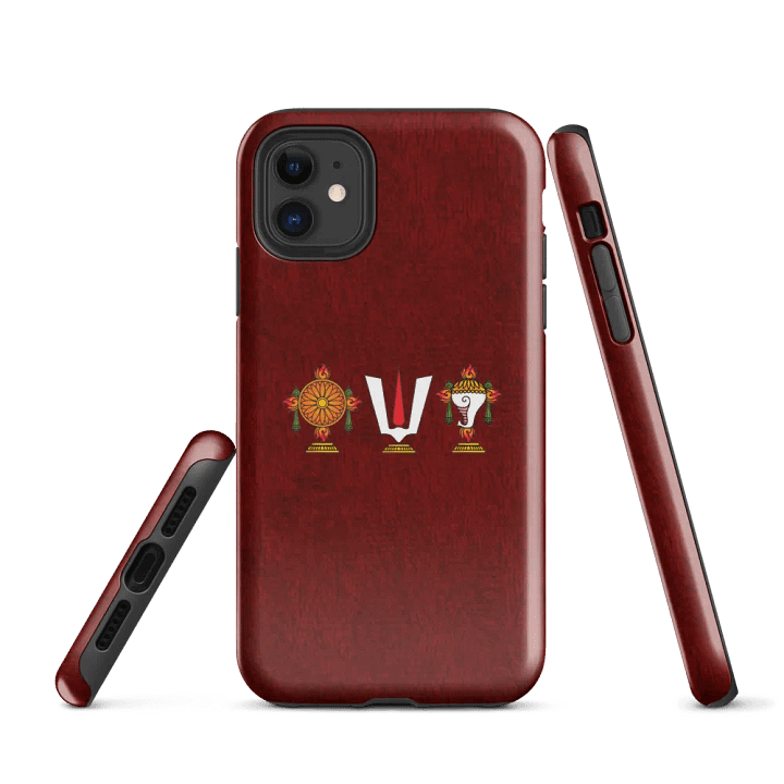 Snap Case for iPhone® with Customized Sankh Chakra Tilak product image (1)