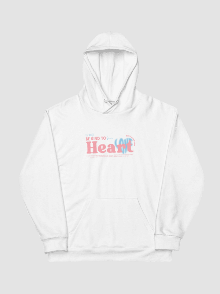 Be Kind To Your Heart Hoodie - White product image (2)