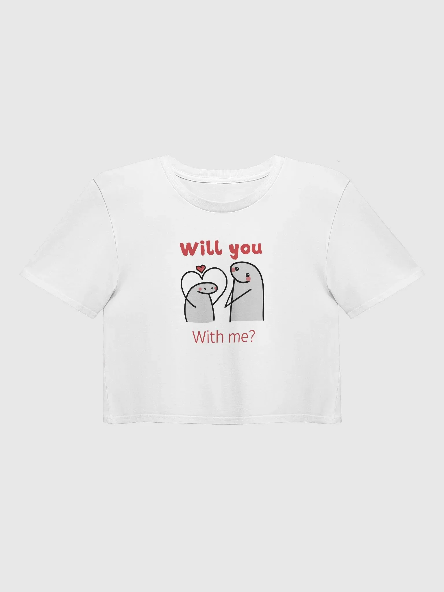 Will You... With Me? Women's Crop Tee product image (46)