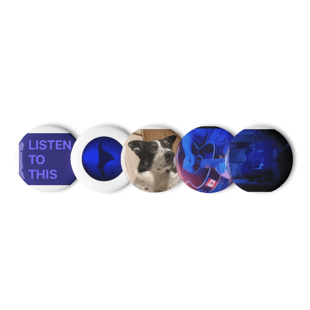 LISTEN TO THIS - Pin Button Set product image (1)