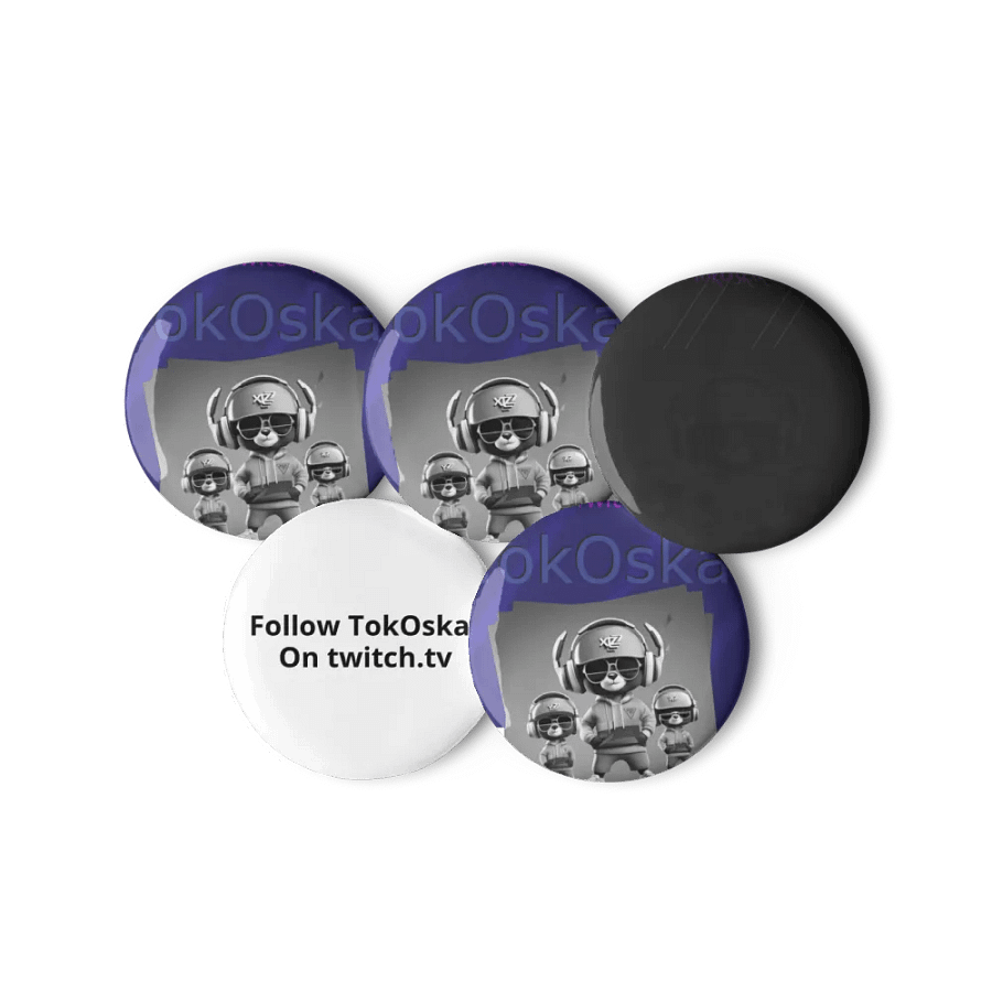 Cool Bear Pin Button Set product image (11)
