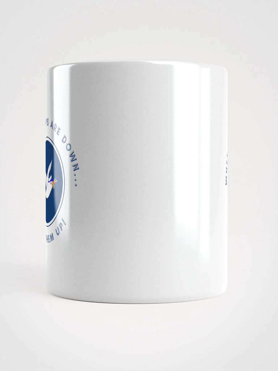 When the Chips are Down I Pick Them Up! Glossy White Mug product image (9)