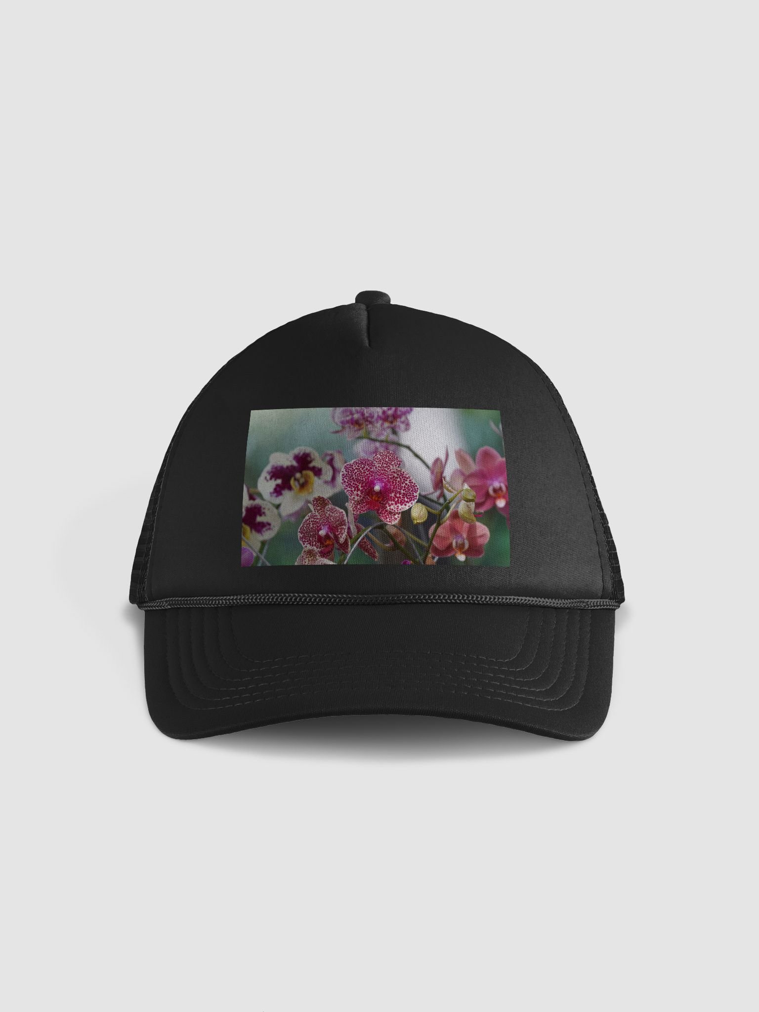 Orchid Dreams Foam Trucker Hat product image (1)