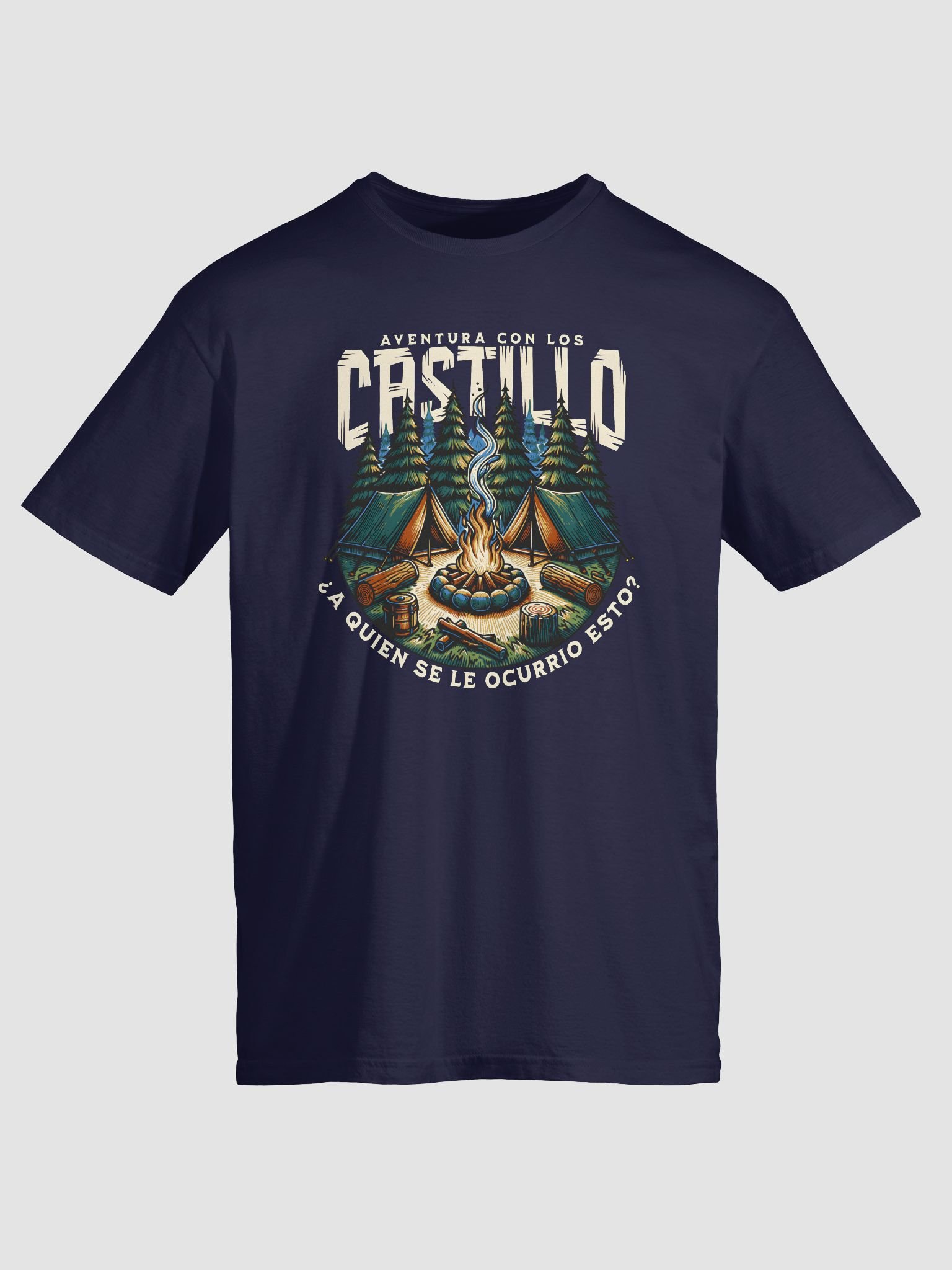 Aventura con los Castillo - Camping Trip Funny Family T-Shirt product image (1)