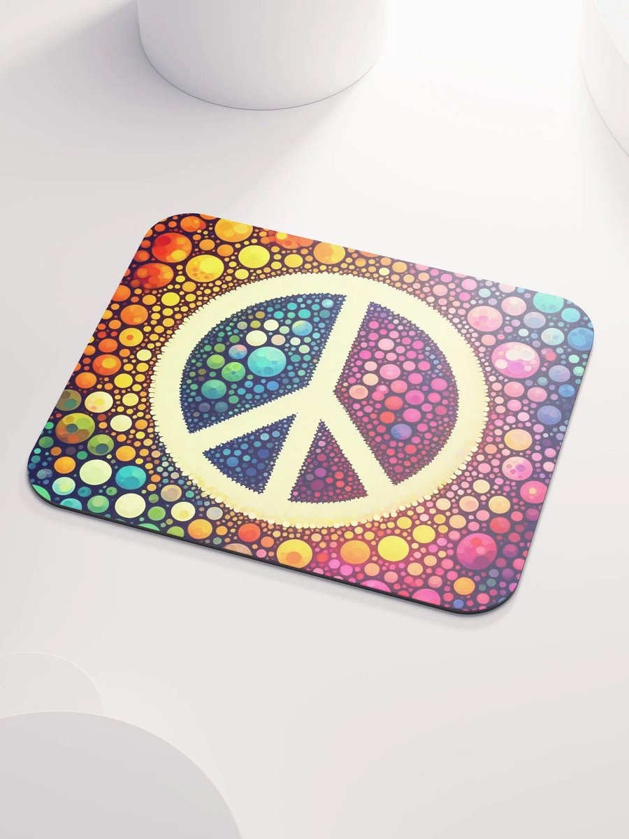 Psychedelic Peace Mouse Pad product image (3)