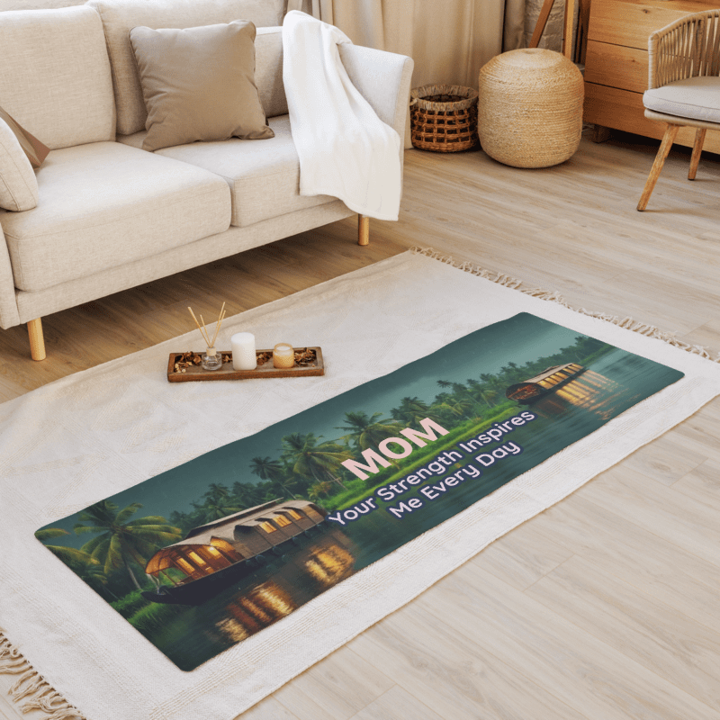 Mom's Strength Inspires Me Yoga Mat product image (1)