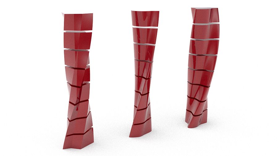 Twisting Parametric Tower Facade Design Grasshopper Rhino Files Download product image (3)