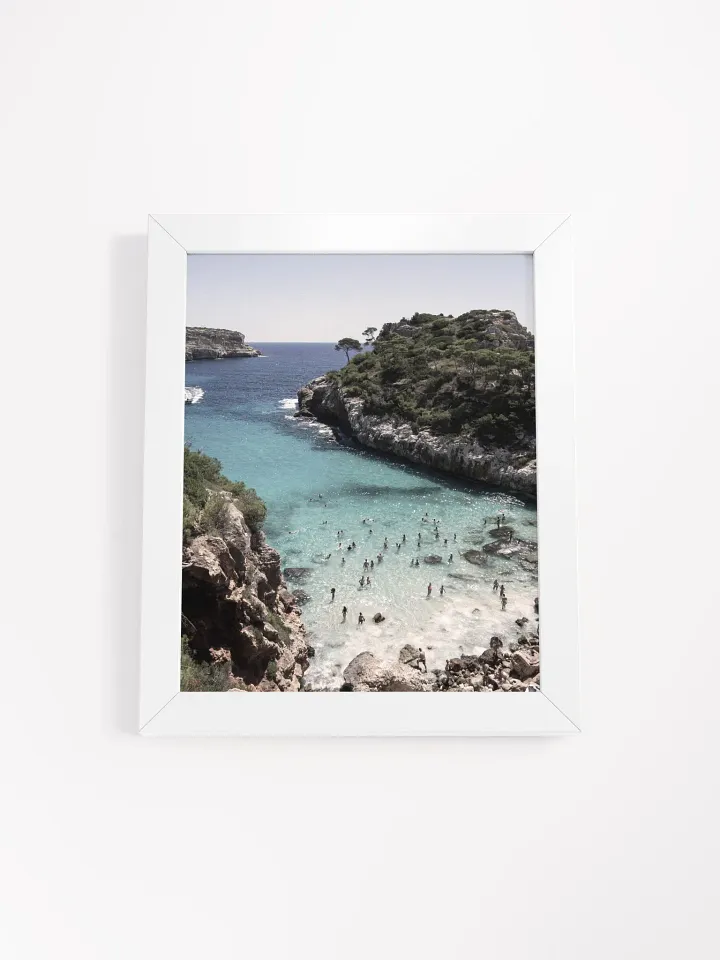 Calo des Moro Mallorca - Framed High-Quality Matte Poster product image (1)