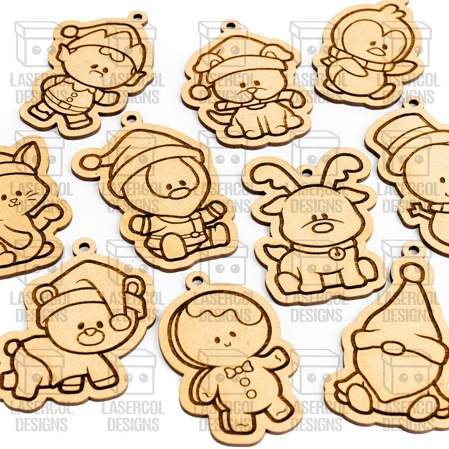 Christmas Ornaments - Laser Cut Files product image (6)