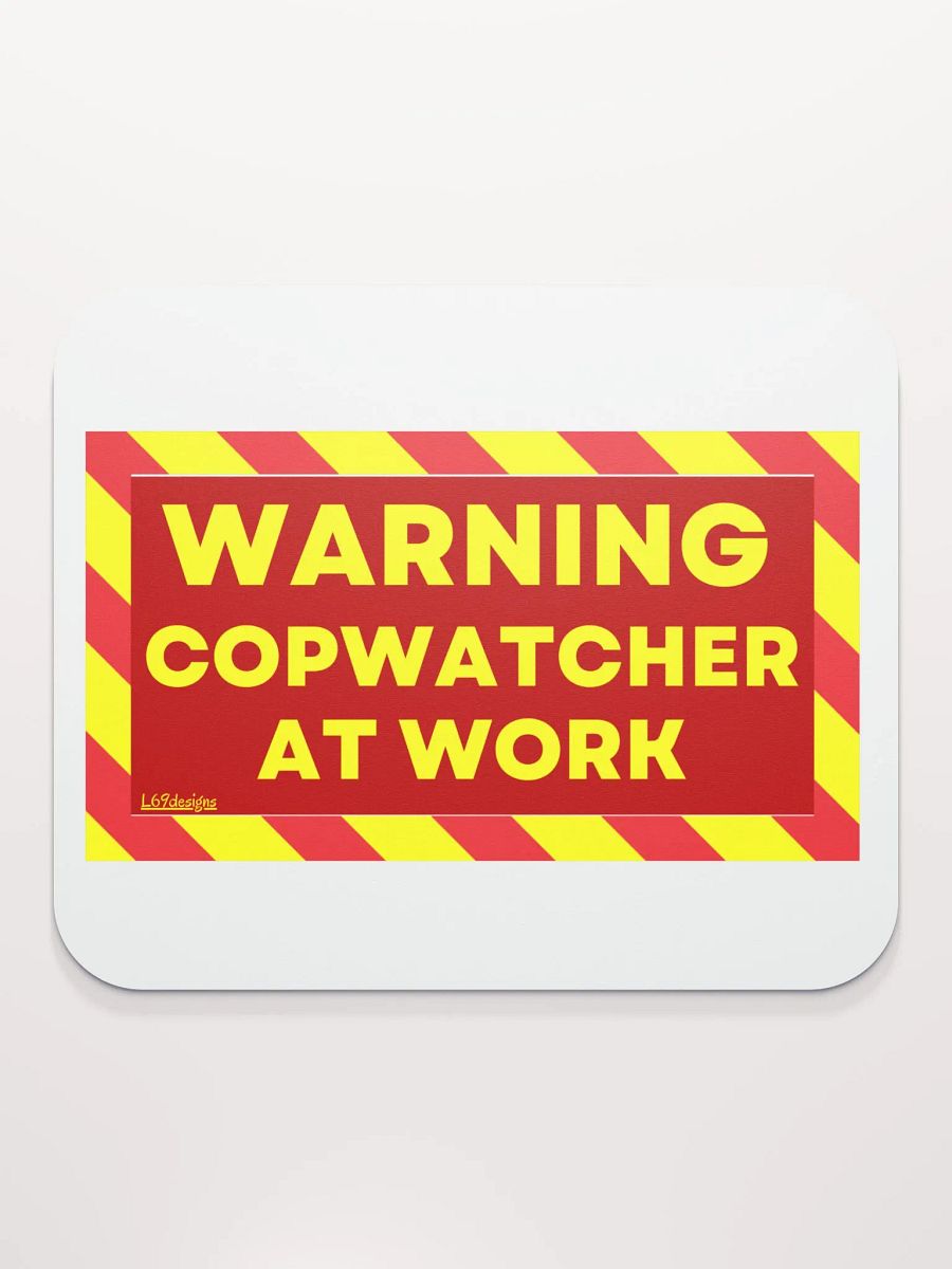 WARNING : COPWATCHER AT WORK product image (2)