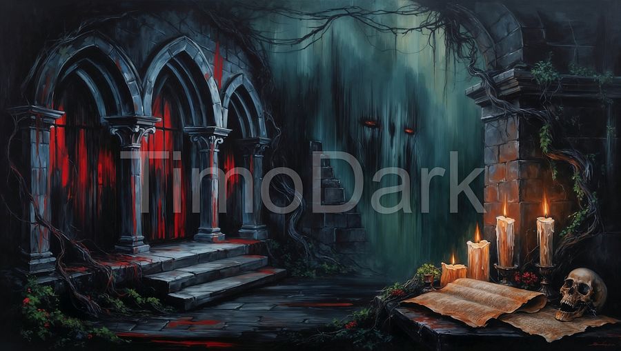 Haunted Altar Desktop Wallpaper product image (1)
