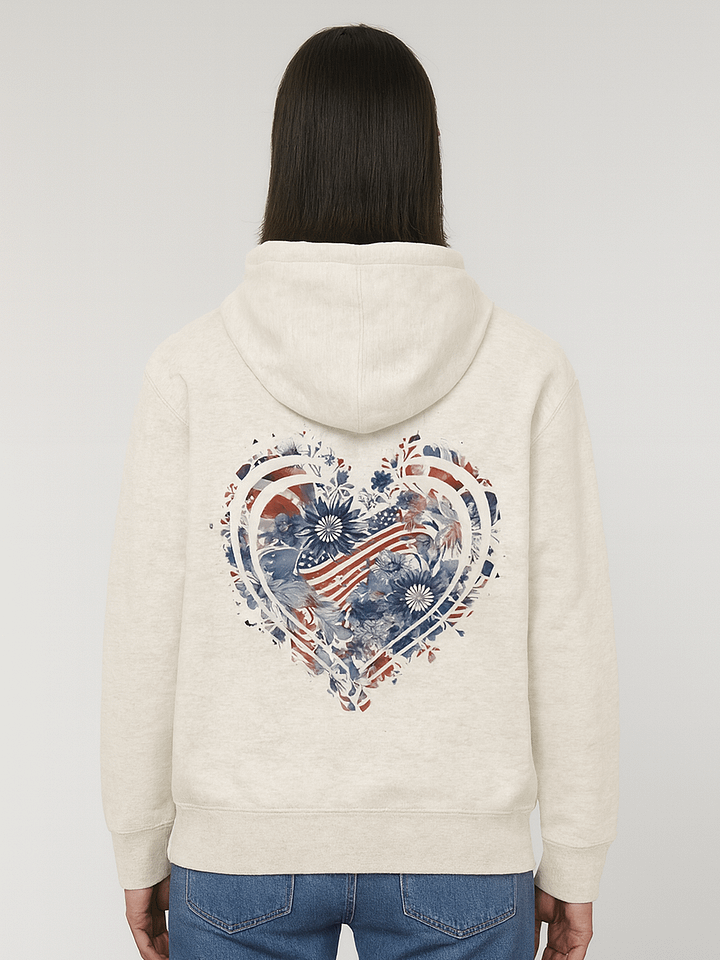 Floral Heart Unisex Premium Hoodie product image (1)