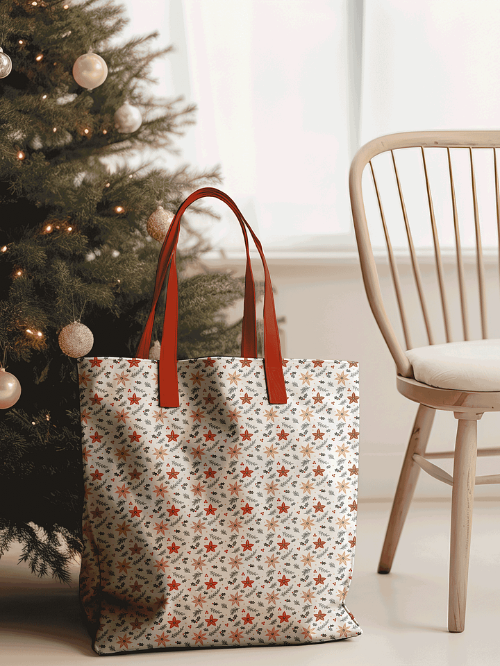 Christmas Floral Tote product image (1)