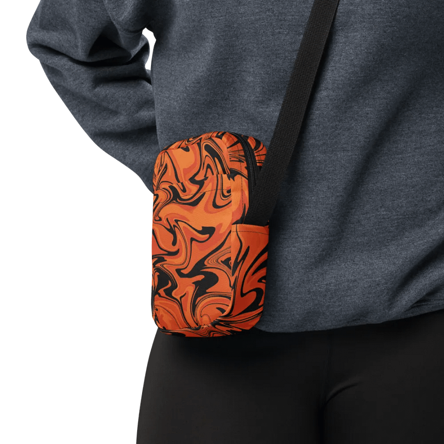 Orange Swirl Utility Crossbody Bag product image (10)