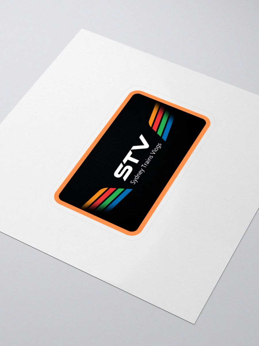 STV Orange Border Sticker product image (9)