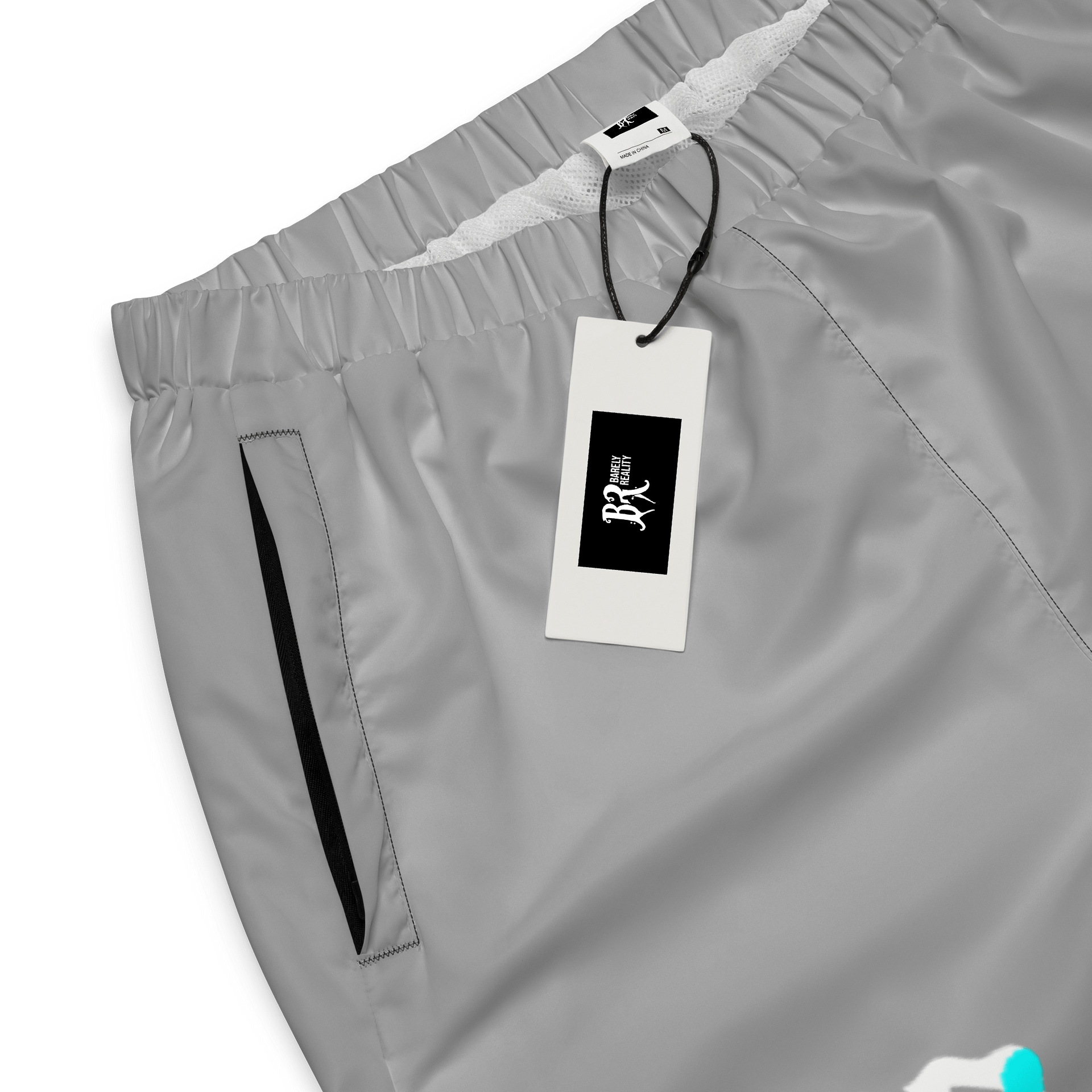 "BR WAVY" TRACK PANTS (SILVER) product image (3)