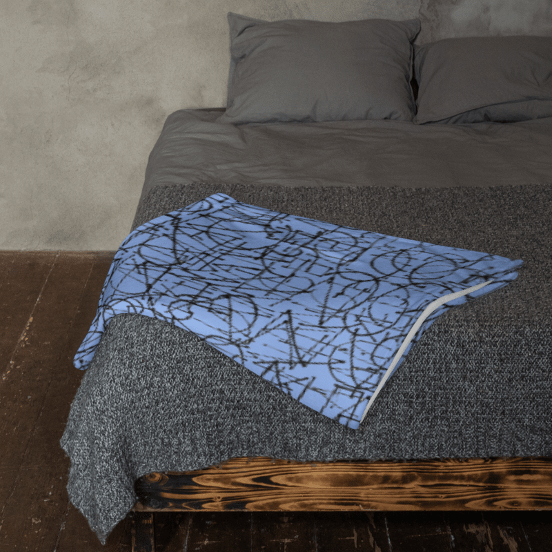 No Rockin' Angel Throw (Blue) product image (5)