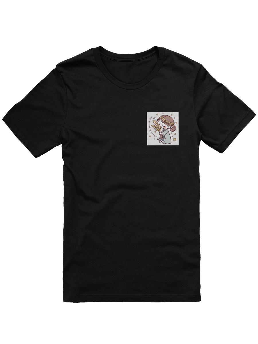 Whimsical Virgo Wheat Cartoon T-Shirt product image (5)