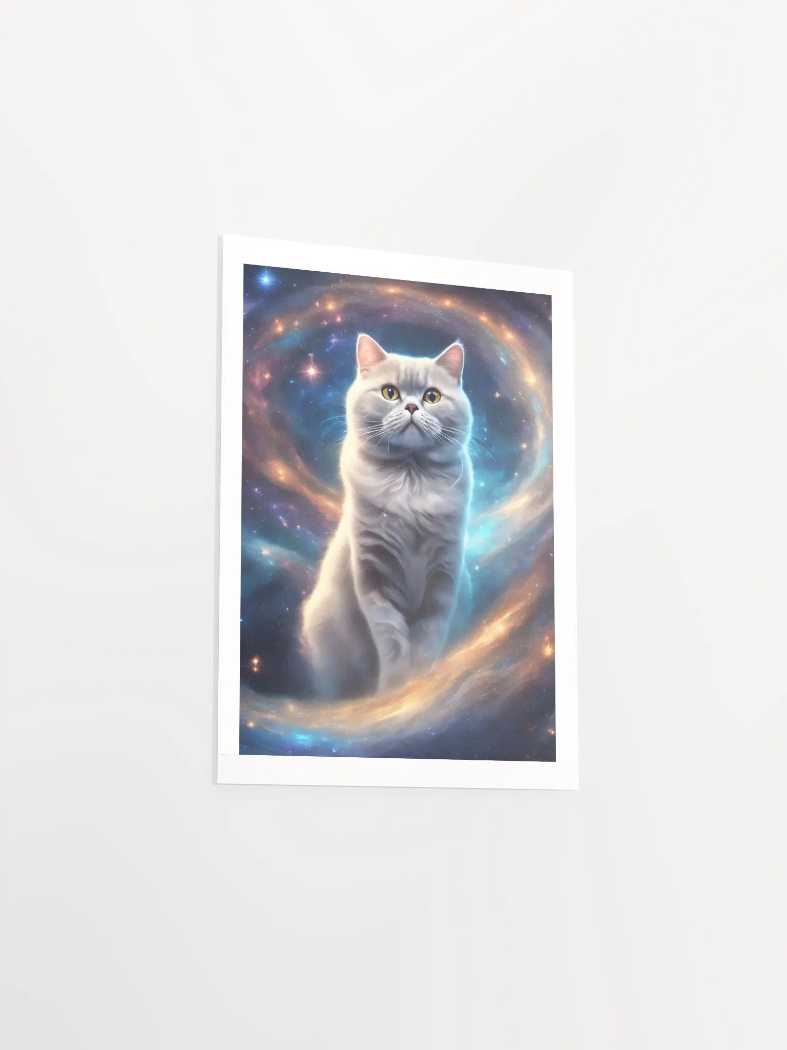 Cosmic British Shorthair Cat Fantasy Poster product image (10)