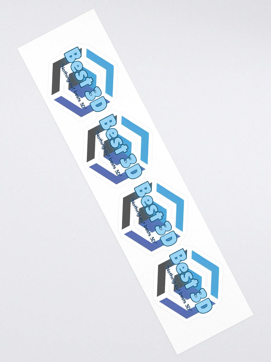 Best 3D Kiss Cut Stickers (Set of 4) product image (2)