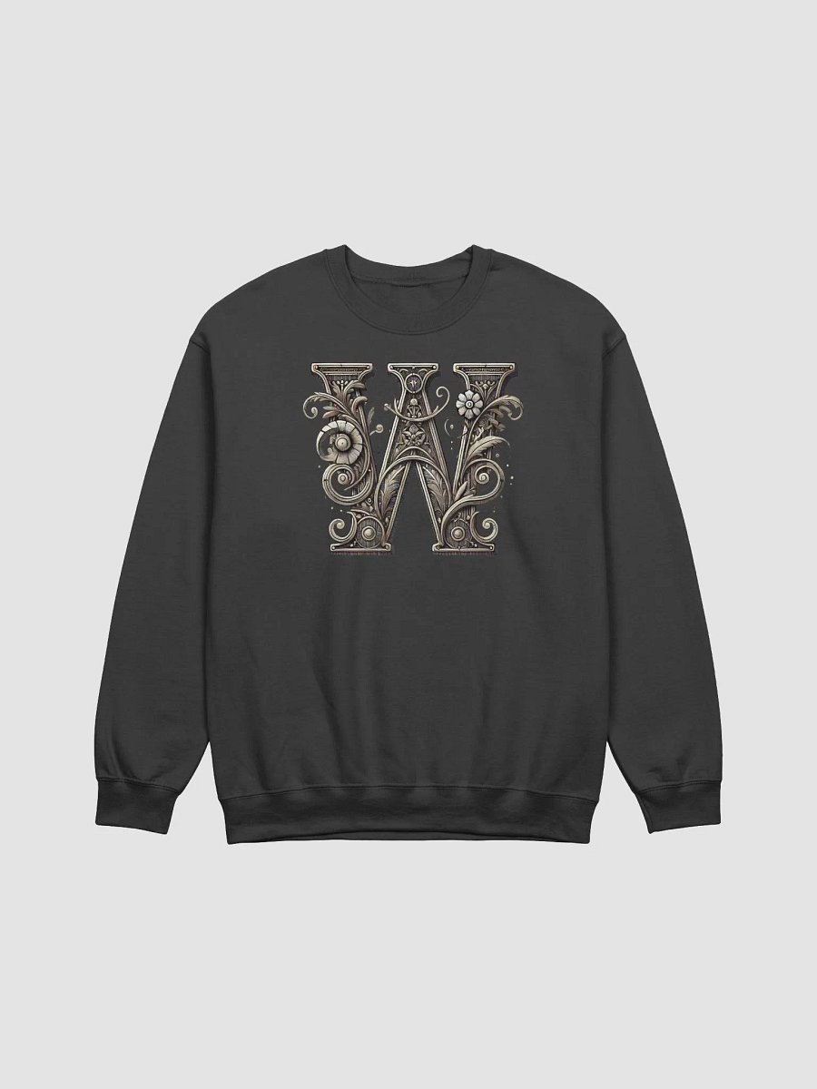 Vintage Floral 'W' Ornate Crewneck Sweatshirt product image (23)