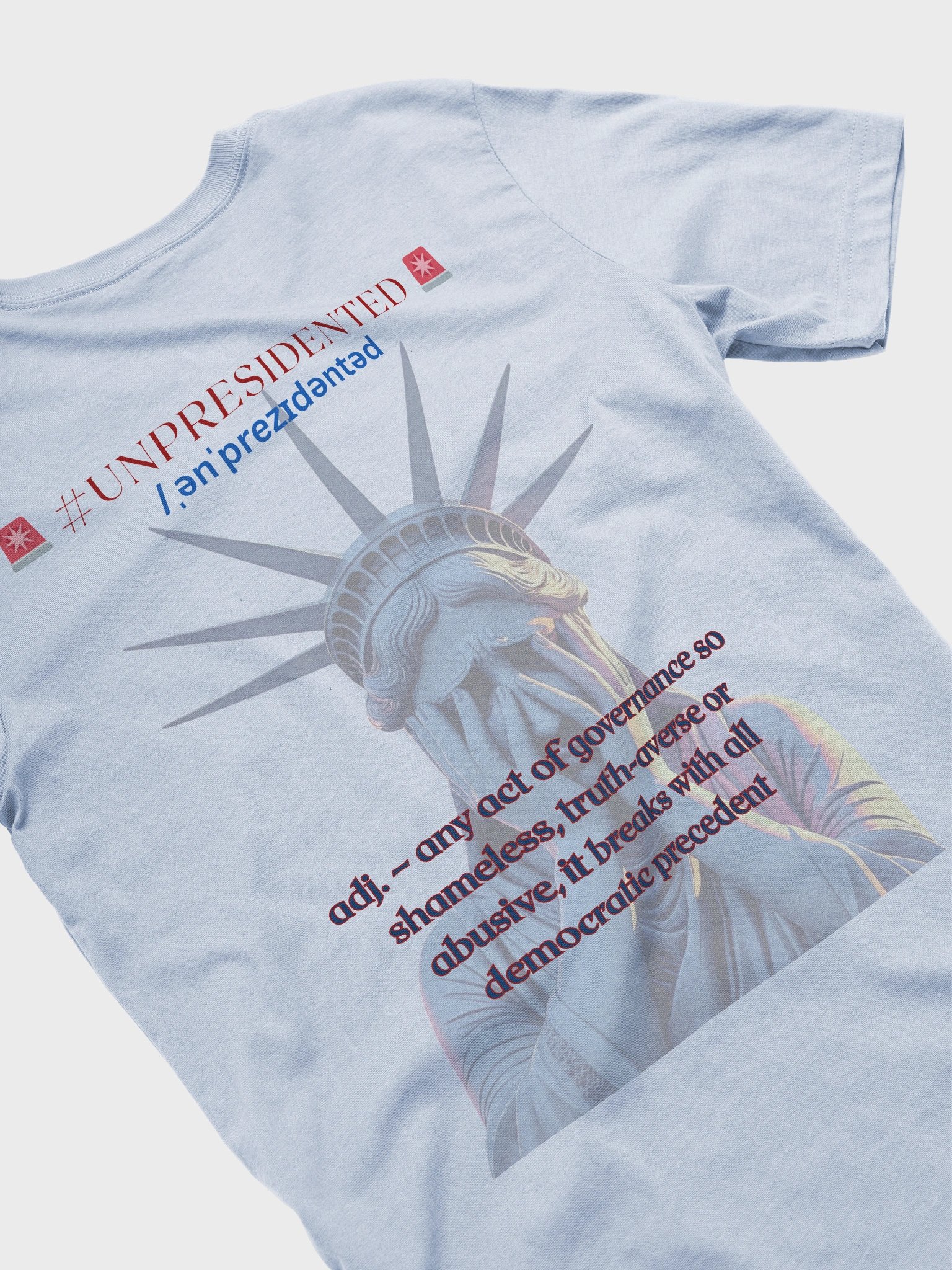 Stand With Liberty Barbed Wire American Flag Bella & Canvas 3001 Supersoft Tee product image (4)
