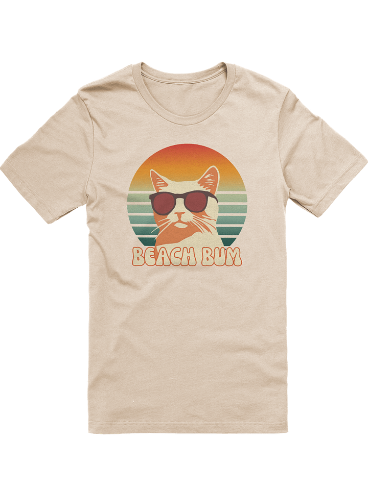 Beach Bum Cat Sunglasses T-Shirt product image (2)
