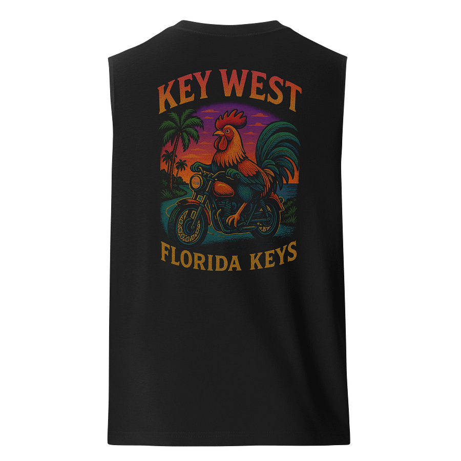 Key West Rider Rooster Men's Tank Top product image (4)