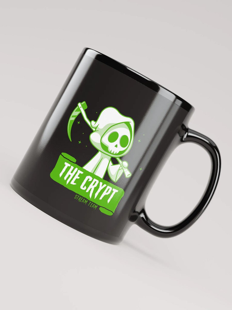 The Crypt Stream Team - Black Mug (lime) product image (4)