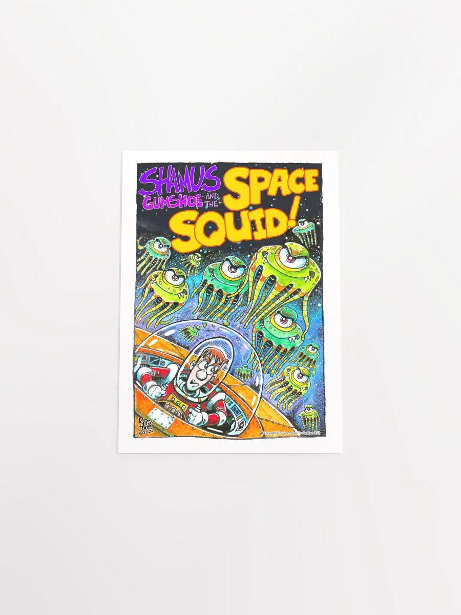 ATTACK OF THE KILLER SPACE SQUID POSTER product image (4)