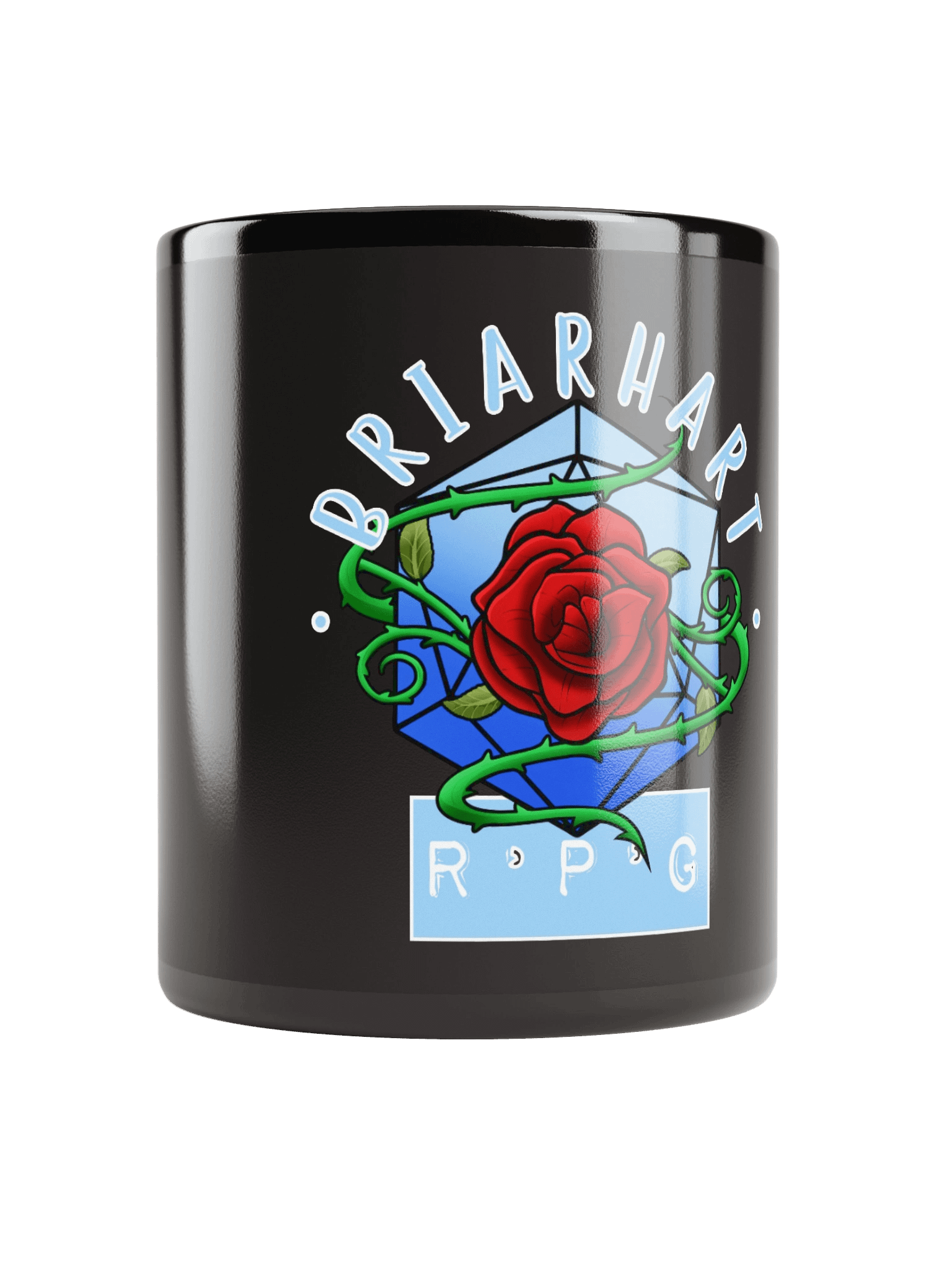 BriarHart RPG Black Glossy Mug - 11 or 15 oz product image (9)