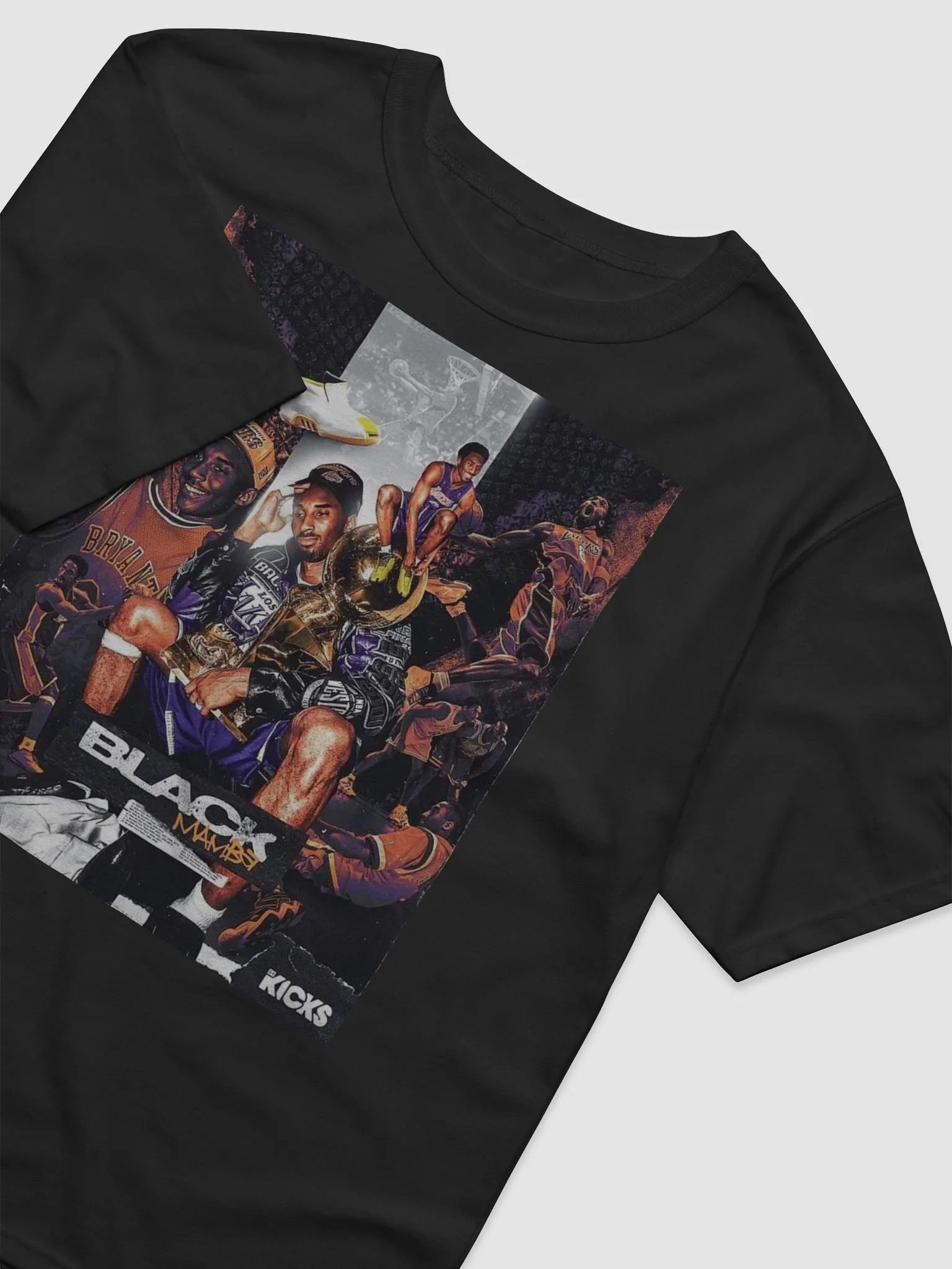 Black Mamba Tribute Basketball Player Collage T-Shirt product image (12)