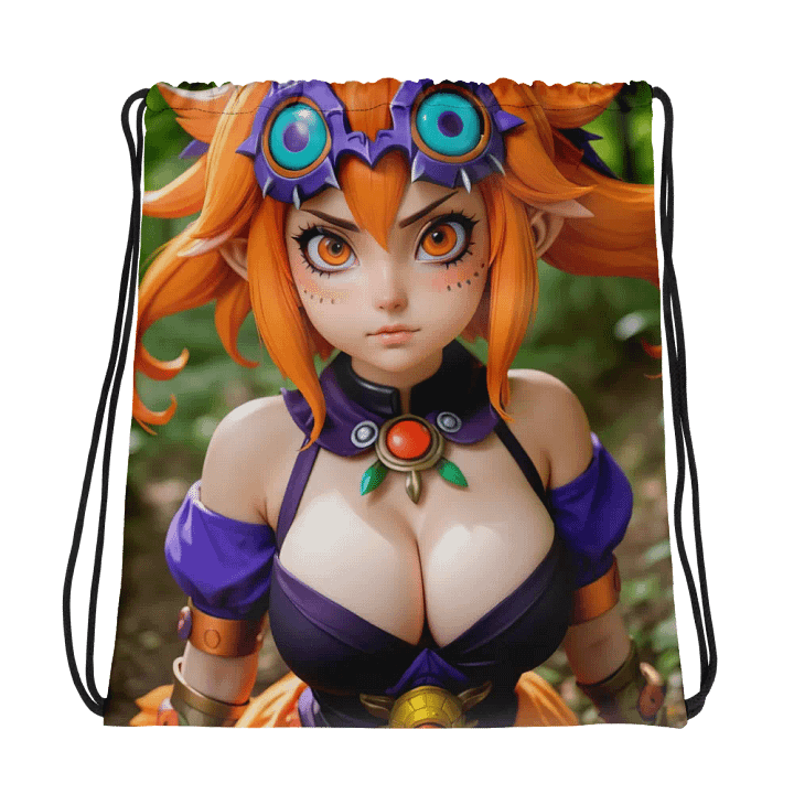 Mystical Maiden All-Over Drawstring Bag product image (1)