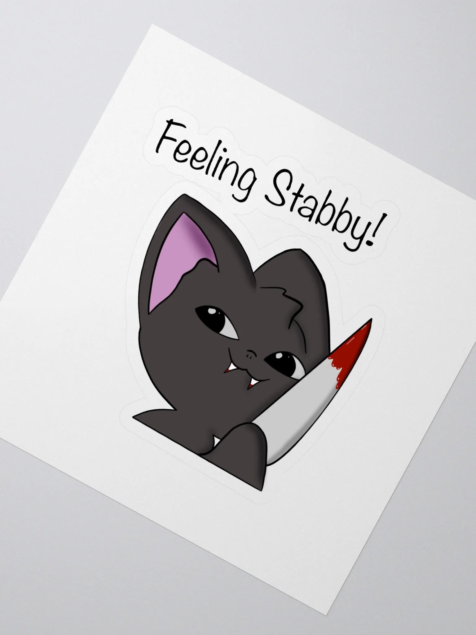 Feeling Stabby Sticker product image (2)