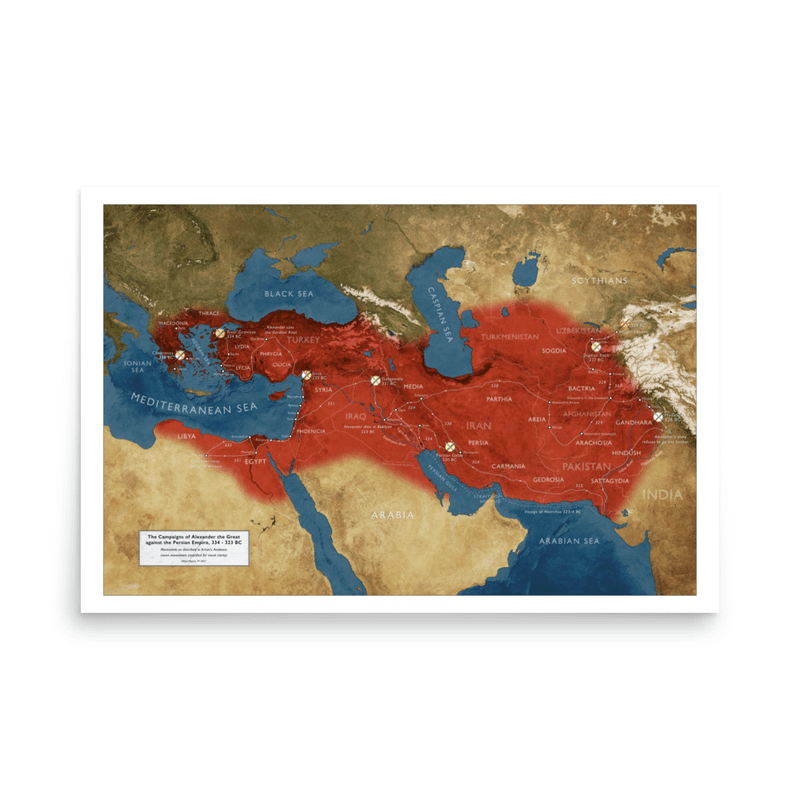 The Campaigns of Alexander - Poster product image (1)