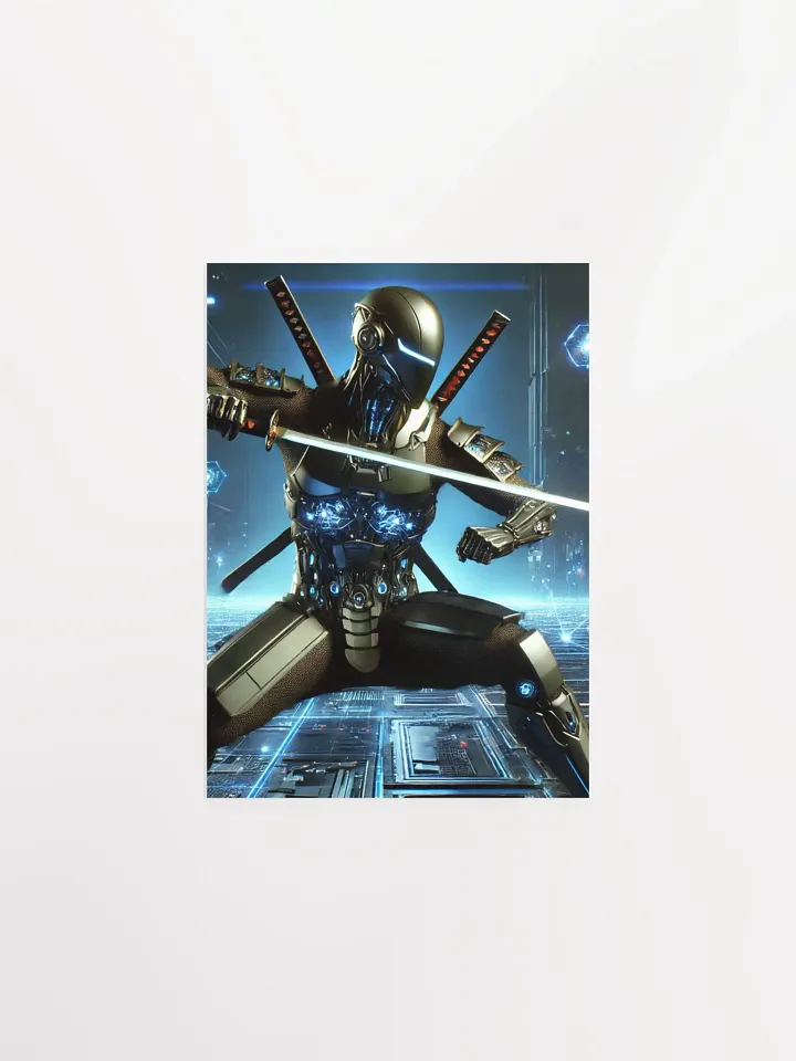 Futuristic Samurai Warrior Poster product image (13)