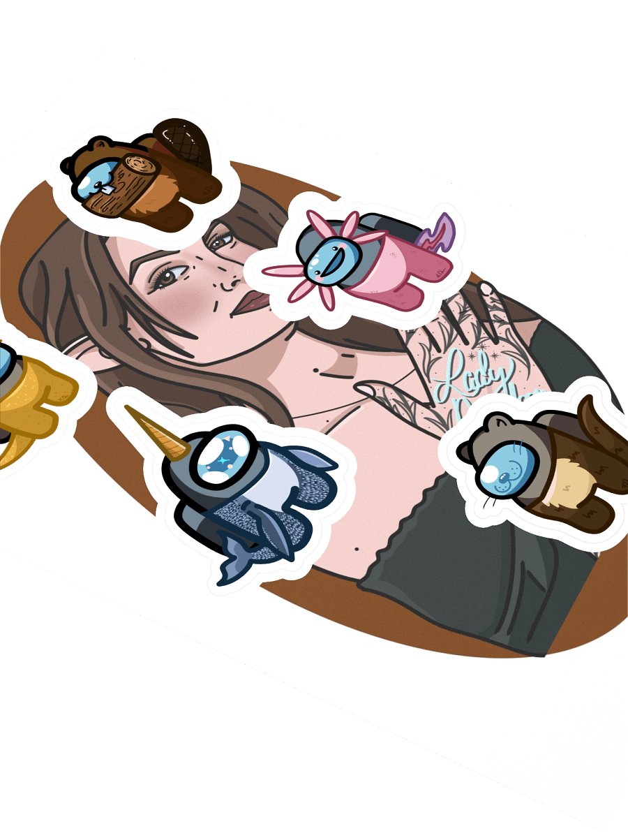 Among Us Bean Bodies VOL 2 Sticker Sheet product image (3)