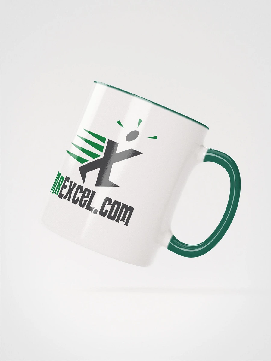 Run on Coffee and Excel Formulas Coffee Mug (Opposite Hand) product image (3)