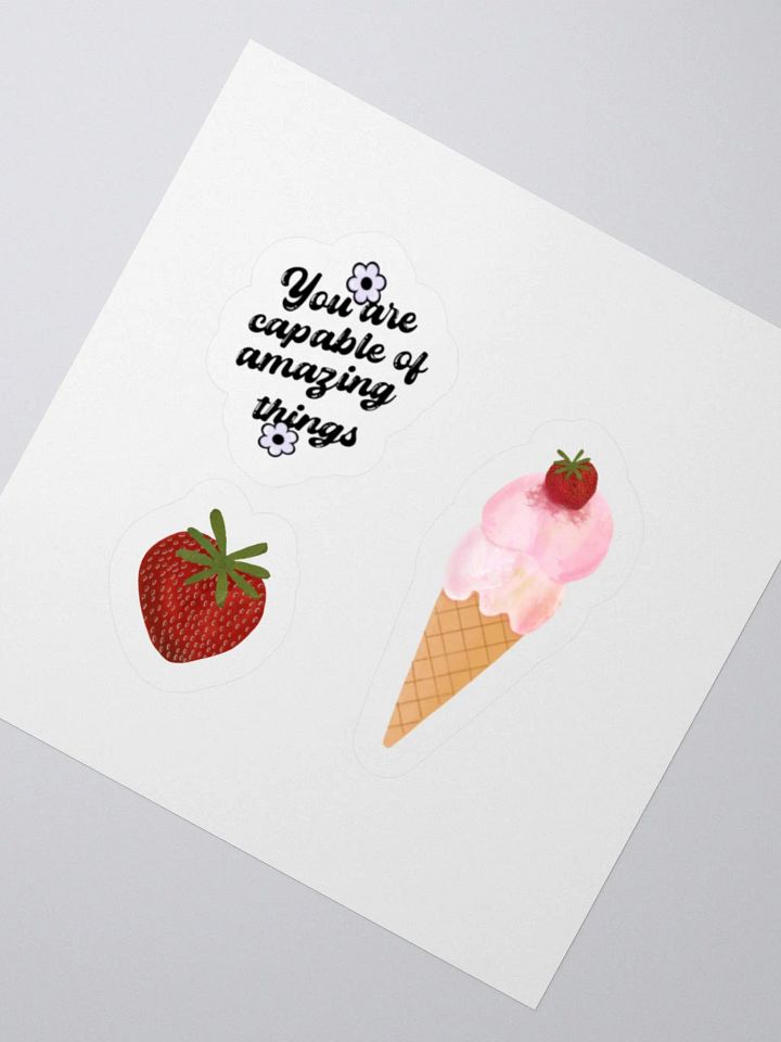 Strawberry Mini Stickers product image (1)