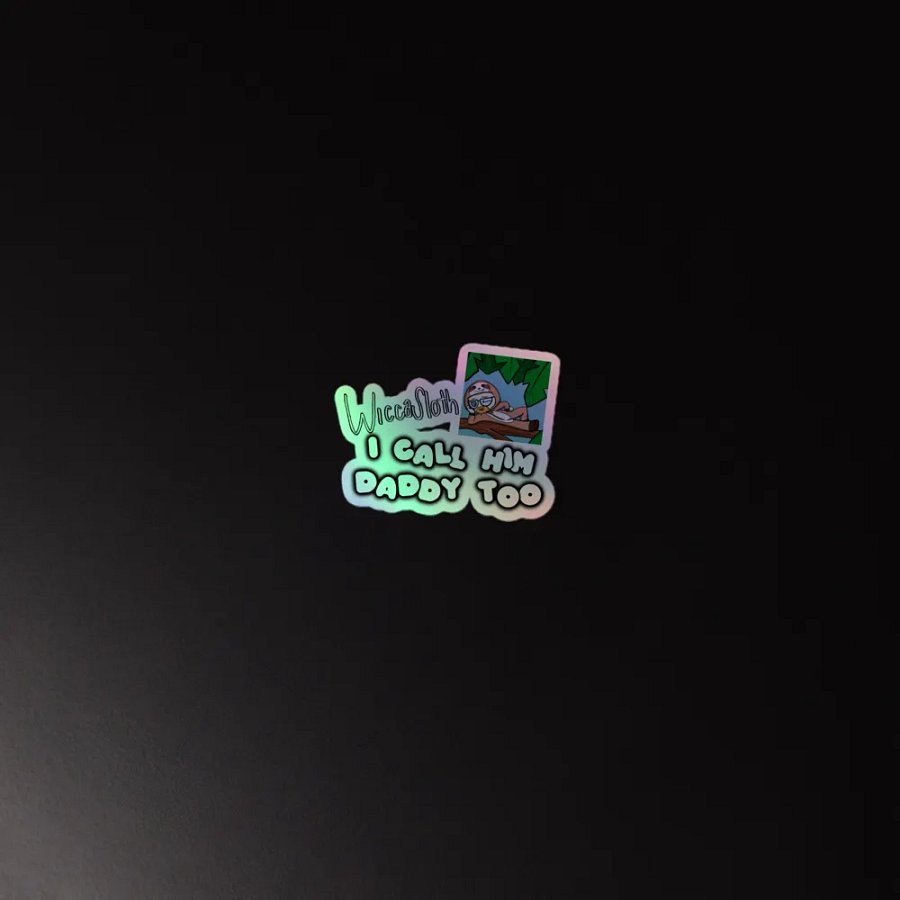 Daddy Holo Sticker product image (4)