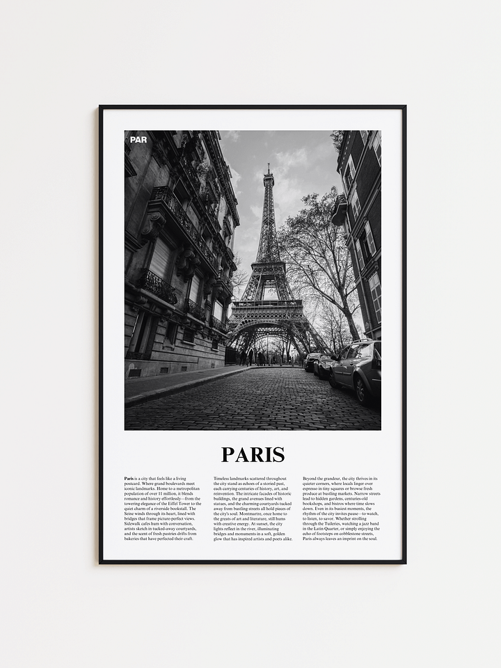 Paris 03 Newspaper Poster product image (1)