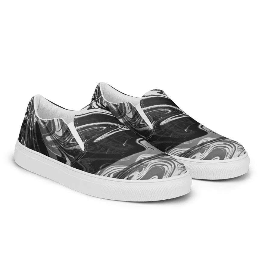 Fluid Chaos Men's Canvas Slip-On Shoes product image (6)