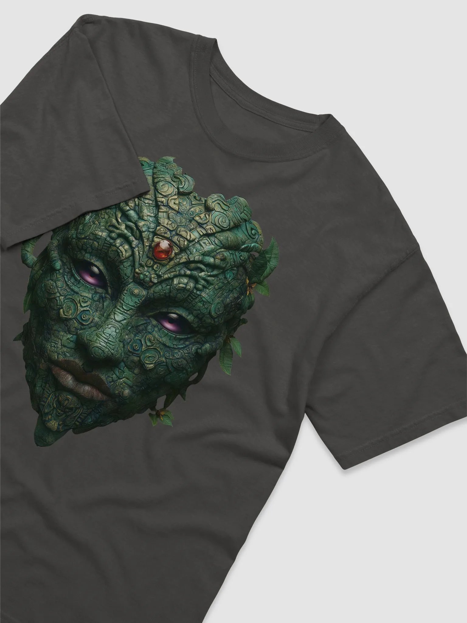 Mystical Leafy Mask T-Shirt product image (2)