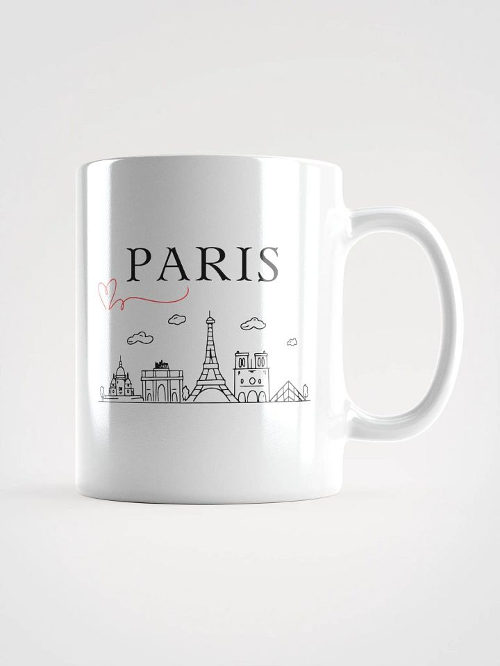 Love Paris France Monuments | Left Handed Coffee Tea Mug product image (2)