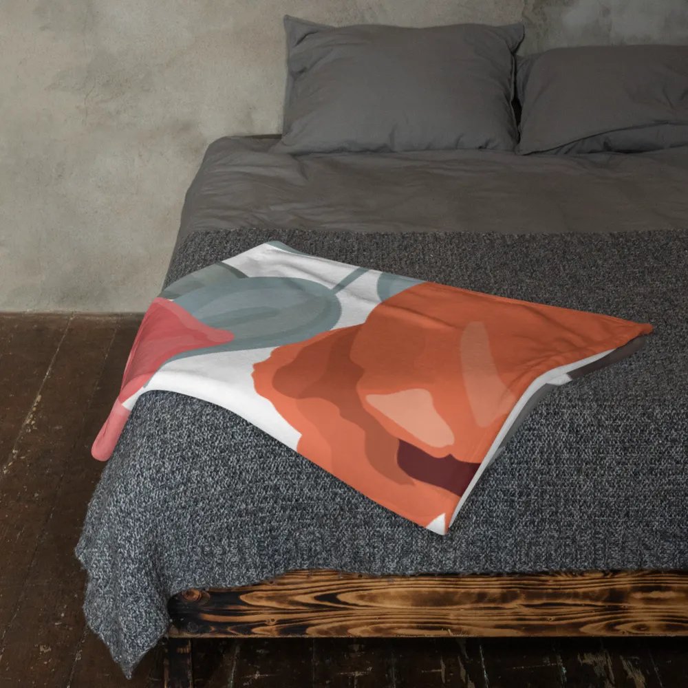 Floral Foliage Fantasy Throw Blanket product image (23)