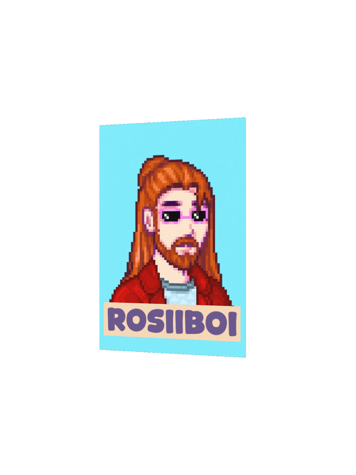 'ROSIIBOI' Pixel Art Poster product image (17)